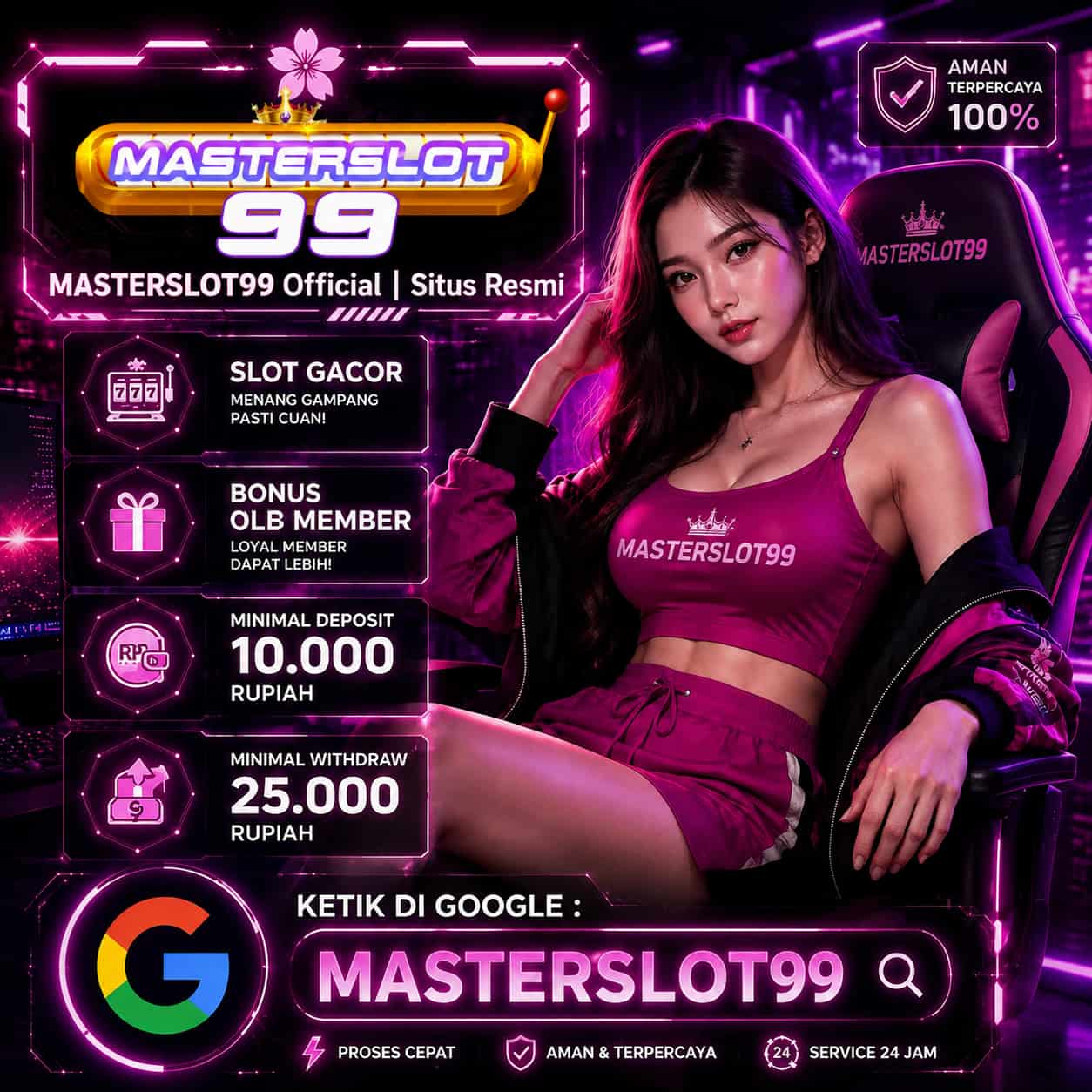 MASTERSLOT99 Promo Banner
